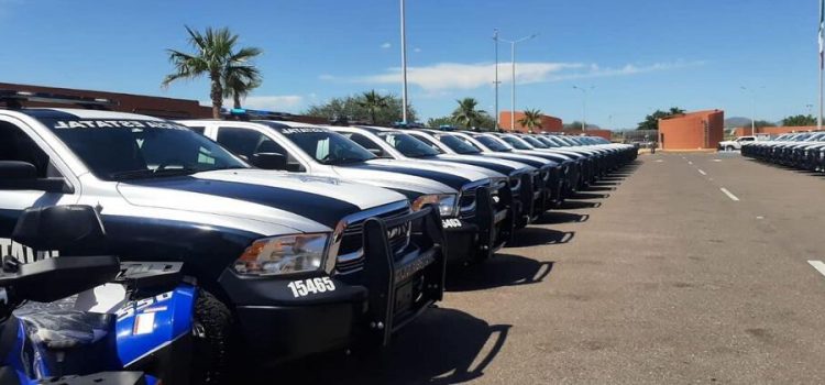 Refuerzan con nuevas patrullas a policias en Sonora