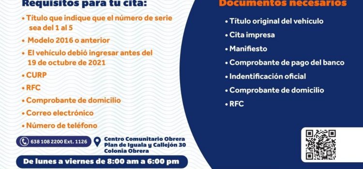 Inicia operaciones módulo de REPUVE en Puerto Peñasco para regularización de carros “chocolate”